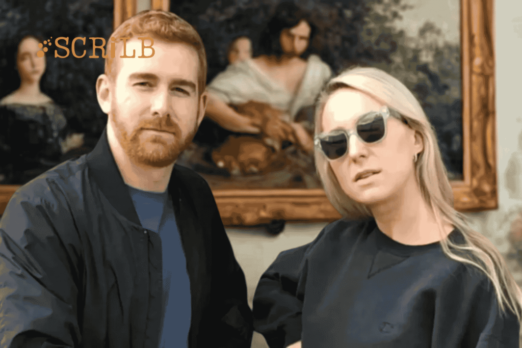 Andrew Santino Wife with her husband